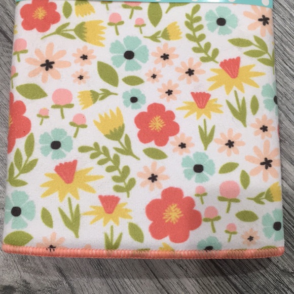 Ritz Reversible Microfiber Drying Mat Floral/Peach - Picture 6 of 6